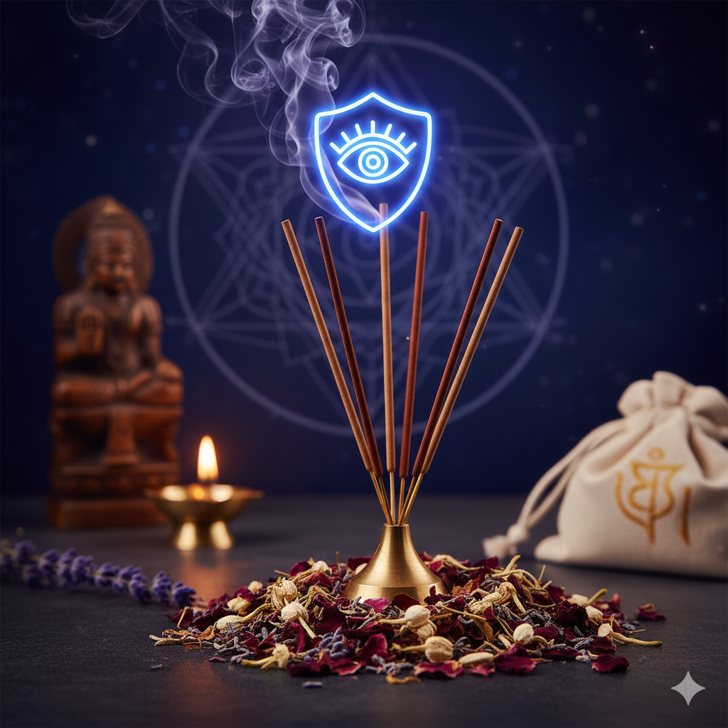 Original Blend: Tantrik Full-Spectrum Protection Incense (41-Day Evil Eye Shield)