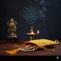 Tantrim Custom-Activated Tulsi Mala (108 Beads) | The Ultimate Purity & Protection Japa Kit