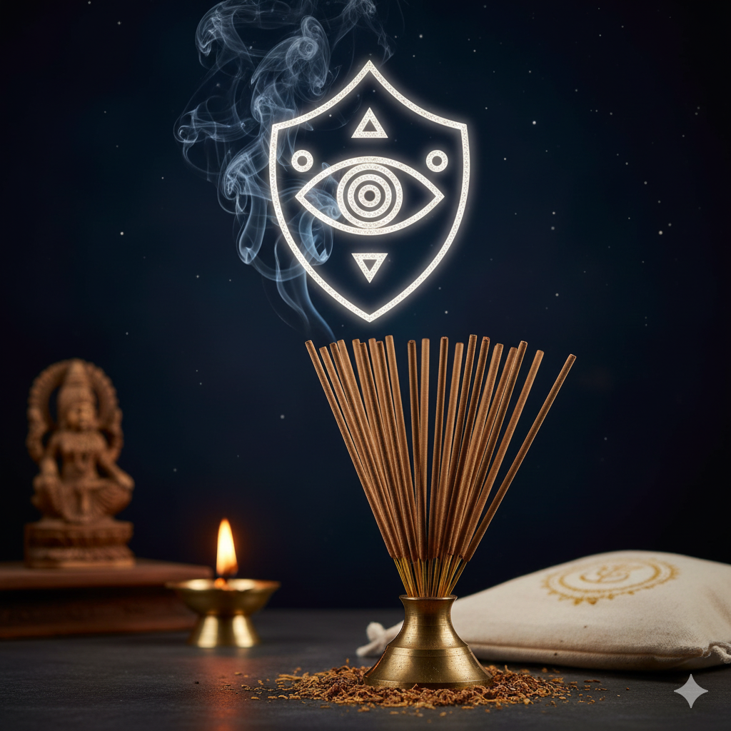 Sandalwood Dhristi Raksha: Unbreakable Protection Incense Kit