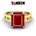 Raw Certified Ruby Power Ring | Personalized & Activated
