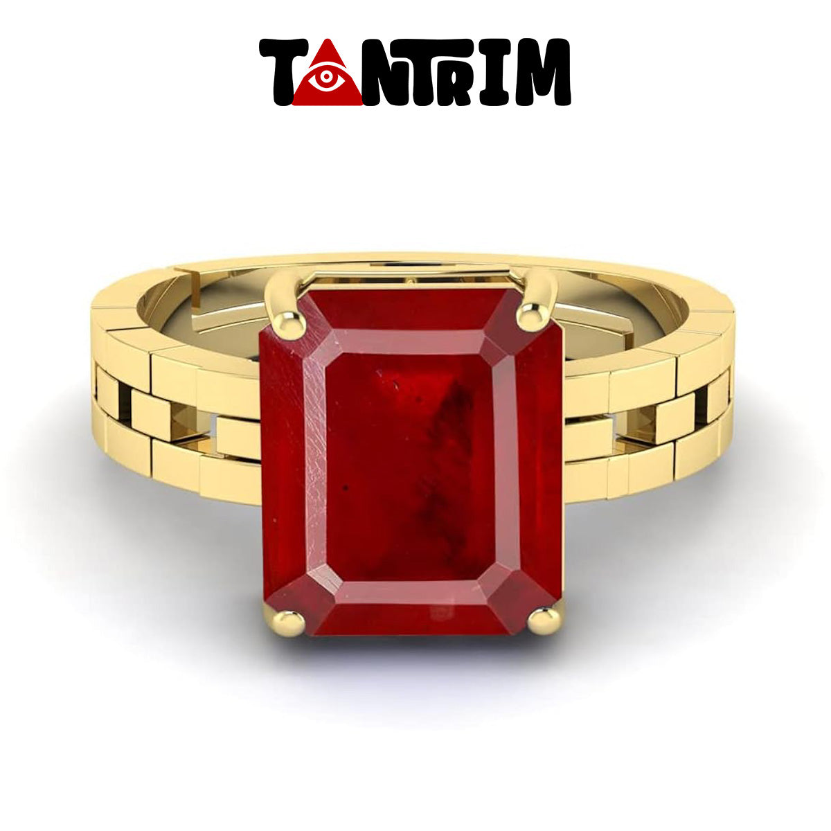 Raw Certified Ruby Power Ring | Personalized & Activated